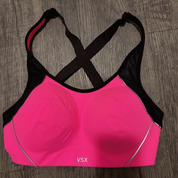VSX Other - VSX Hot Pink and Black Sports Bra